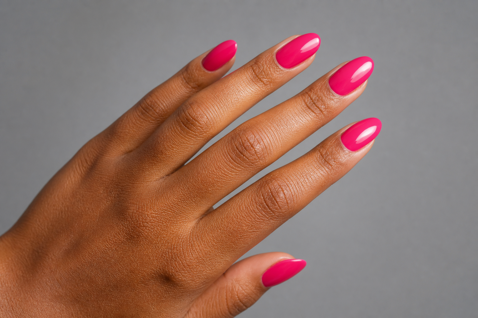 Pink nails